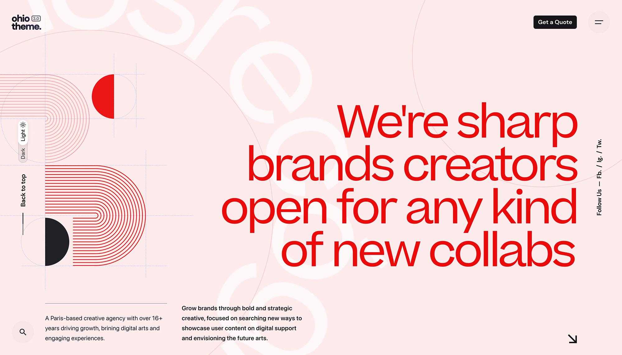 Slider with Centered Details